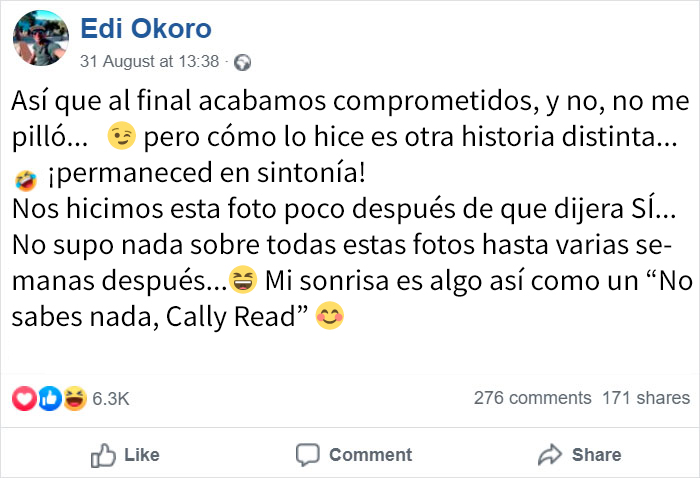 Este novio decidió comprobar cuánto tiempo podía mostrar su anillo de compromiso delante de su novia sin que ella se diera cuenta (22 fotos)