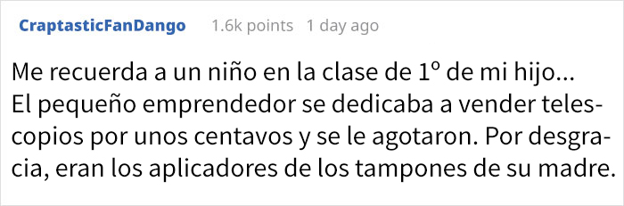 Este padre no sabía lo que era una copa menstrual y dejó que su hijo se la llevar al colegio para enseñarla