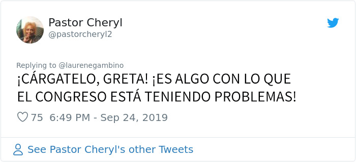 Trump se burla del discurso de Greta Thunberg y ella le menosprecia en su bio de Twitter