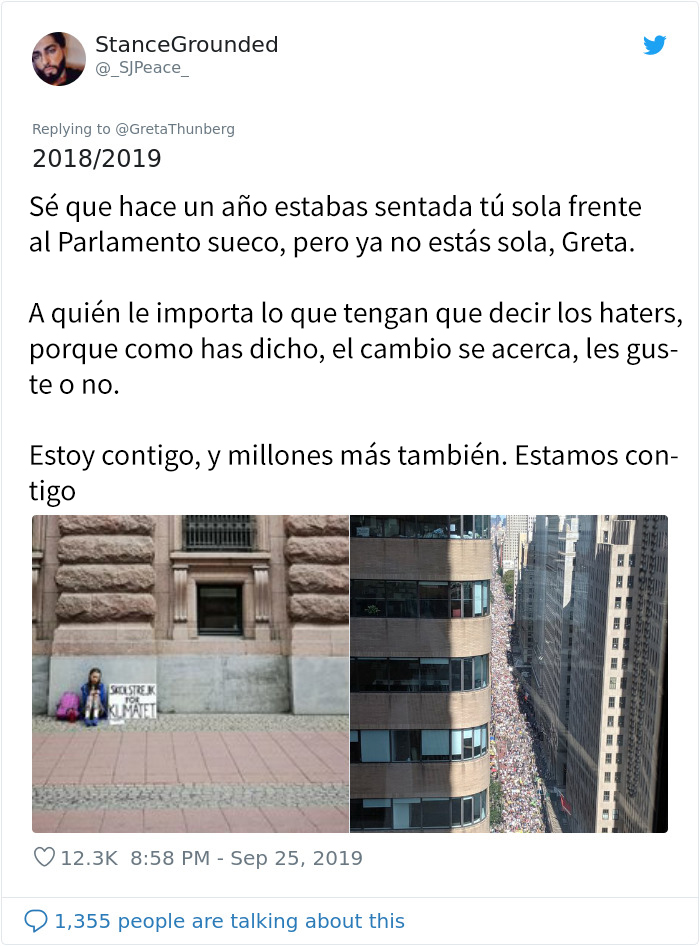 La activista Greta Thunberg deja por el suelo a sus críticos en un hilo viral de Twitter