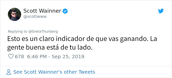 La activista Greta Thunberg deja por el suelo a sus críticos en un hilo viral de Twitter
