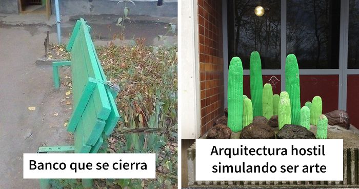 15 Formas inhumanas para evitar que los indigentes duerman en lugares públicos de las ciudades