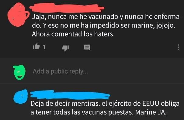 Antivacunas Afirmando Ser Marine Estadounidense
