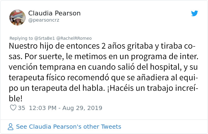 Esta patóloga del habla pasó 8 horas en un vuelo con un niño autista, y consiguió hacer progresos increíbles en su comunicación