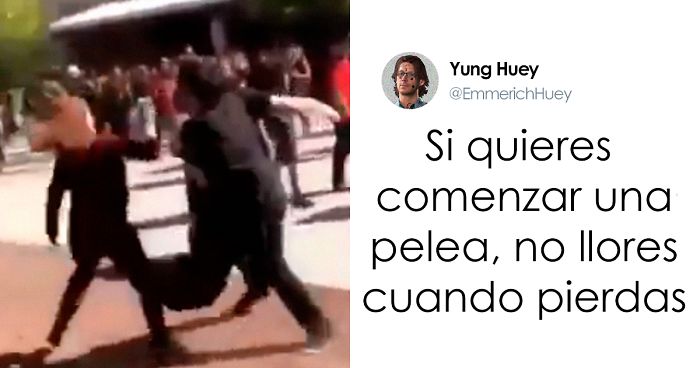 Este chico fue expulsado del instituto por defenderse de una chica que lo golpeaba, y esto ha enfurecido a la gente
