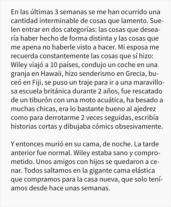 Esta es la emotiva carta de un padre adicto al trabajo tras descubrir que su hijo de 8 años murió mientras él estaba en una conferencia