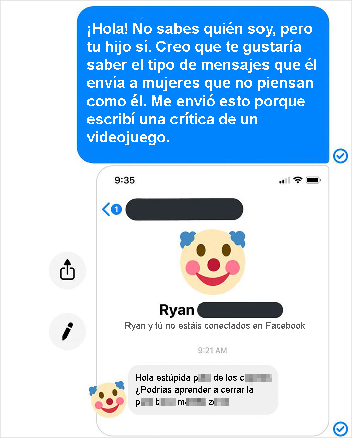 Un Hombre De 37 Años Envió Un Mensaje Muy Ofensivo A Una Mujer Y Ella Se Lo Dijo A Su Madre