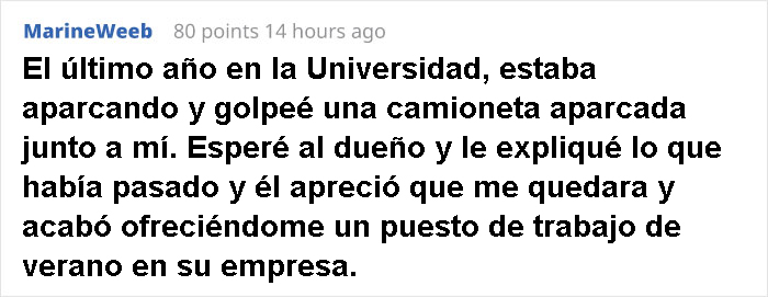 "Golpeé El Foco Trasero Del Coche De Un Extraño Al Aparcar En Paralelo. Y Hoy Recibí Este Mensaje"