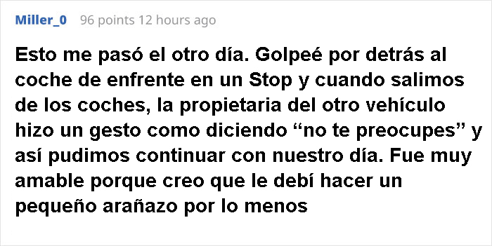 "Golpeé El Foco Trasero Del Coche De Un Extraño Al Aparcar En Paralelo. Y Hoy Recibí Este Mensaje"