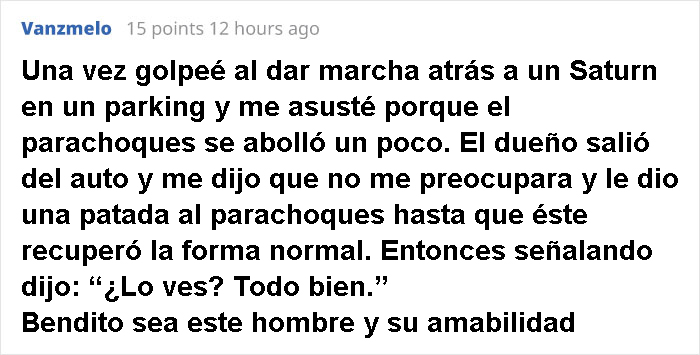 "Golpeé El Foco Trasero Del Coche De Un Extraño Al Aparcar En Paralelo. Y Hoy Recibí Este Mensaje"