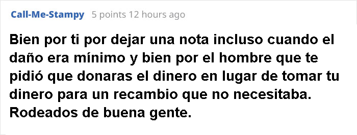 "Golpeé El Foco Trasero Del Coche De Un Extraño Al Aparcar En Paralelo. Y Hoy Recibí Este Mensaje"