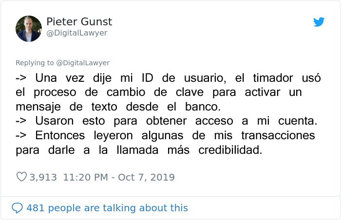 Los Estafadores Tienen Una Nueva Forma De Engañar A Las Personas Para Que Les Den La Información De Su Tarjeta De Crédito, Esta Persona Te Dice Cómo Reconocerla