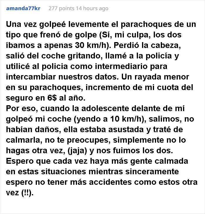 "Golpeé El Foco Trasero Del Coche De Un Extraño Al Aparcar En Paralelo. Y Hoy Recibí Este Mensaje"