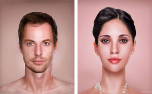 Diseñadores De Todo El Mundo Han Editado Estos Retratos De Hombre y Mujer A La Moda (27 fotos)