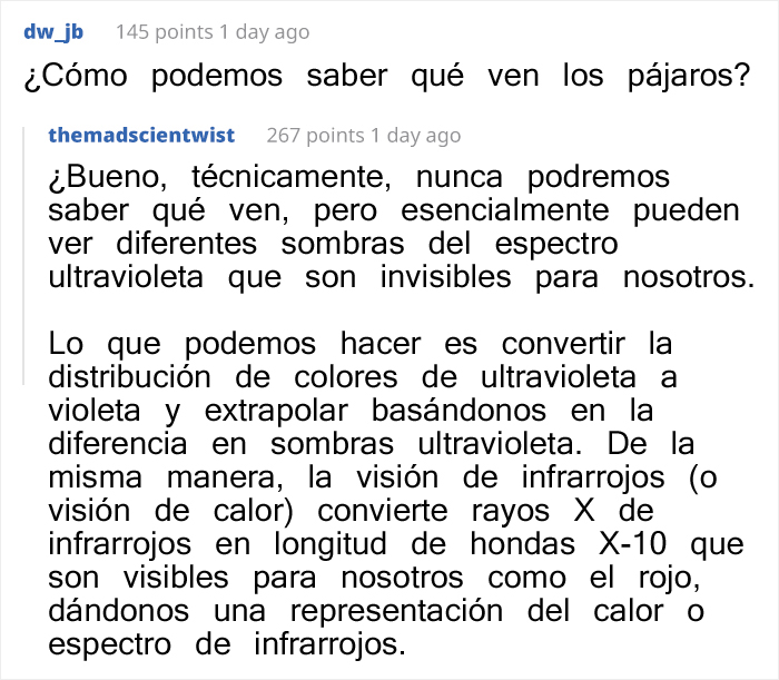 Así Es Cómo Ven El Mundo Los Pájaros Comparado Con los Humanos Y Es Alucinante