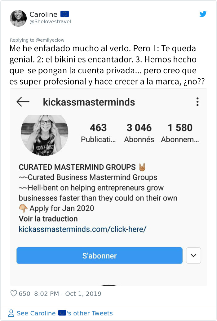 Esta chica solicitó un puesto de trabajo, pero la compañía encontró una foto de ella en bikini y la compartió públicamente para avergonzarla