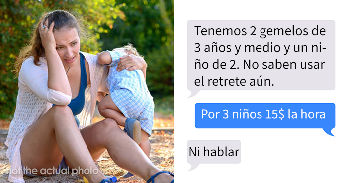 Esta niñera comparte los mensajes de unos padres que buscaban a alguien a quien explotar como mano de obra barata