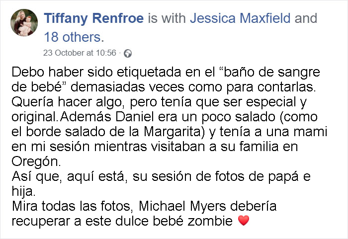 Una Madre Transforma A Su Bebé En Un Zombie Para Una Sesión De Fotos Terrorífica Y El Bebé Lo Clava