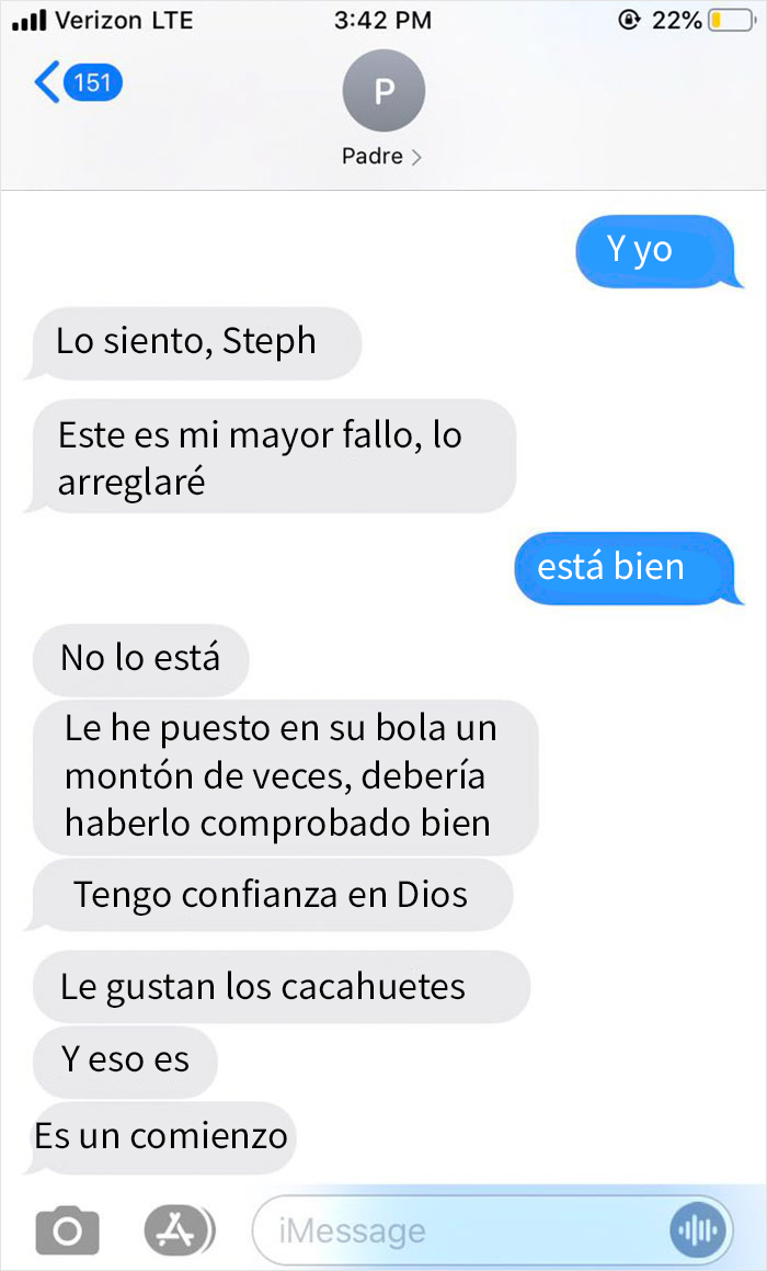 Este padre perdió el hamster de su hija, y sus mensajes de preocupación muestran lo puro que es