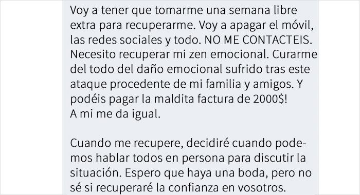 Esta novia ilusa canceló su boda y pensó que estaría bien gastarse los 30000$ que los invitados donaron para el evento