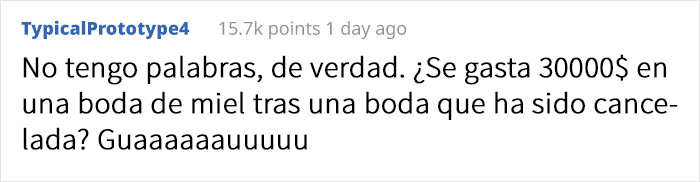 Esta novia ilusa canceló su boda y pensó que estaría bien gastarse los 30000$ que los invitados donaron para el evento