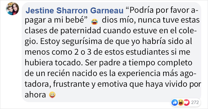 Estos adolescentes se llevaron a casa unos bebés falsos para un proyecto sobre paternidad, y la profesora compartió sus mensajes desesperados