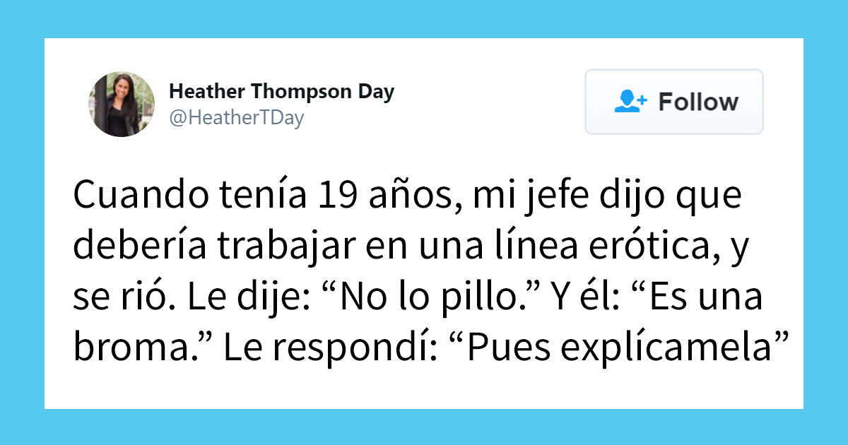 Parece que los machistas no saben qué decir cuando las mujeres les piden que expliquen sus bromas guarras, y es la mejor respuesta
