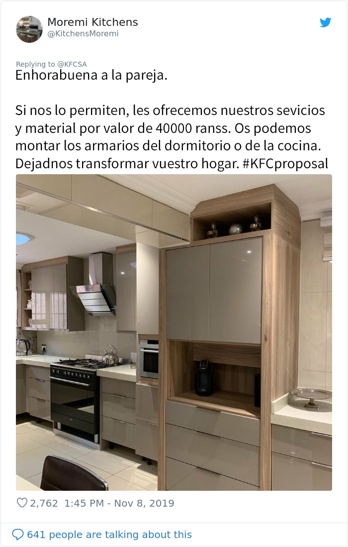 Esta periodista intentó avergonzar a un hombre por pedir matrimonio en el KFC, pero las grandes compañías ofrecieron financiar la boda como respuesta
