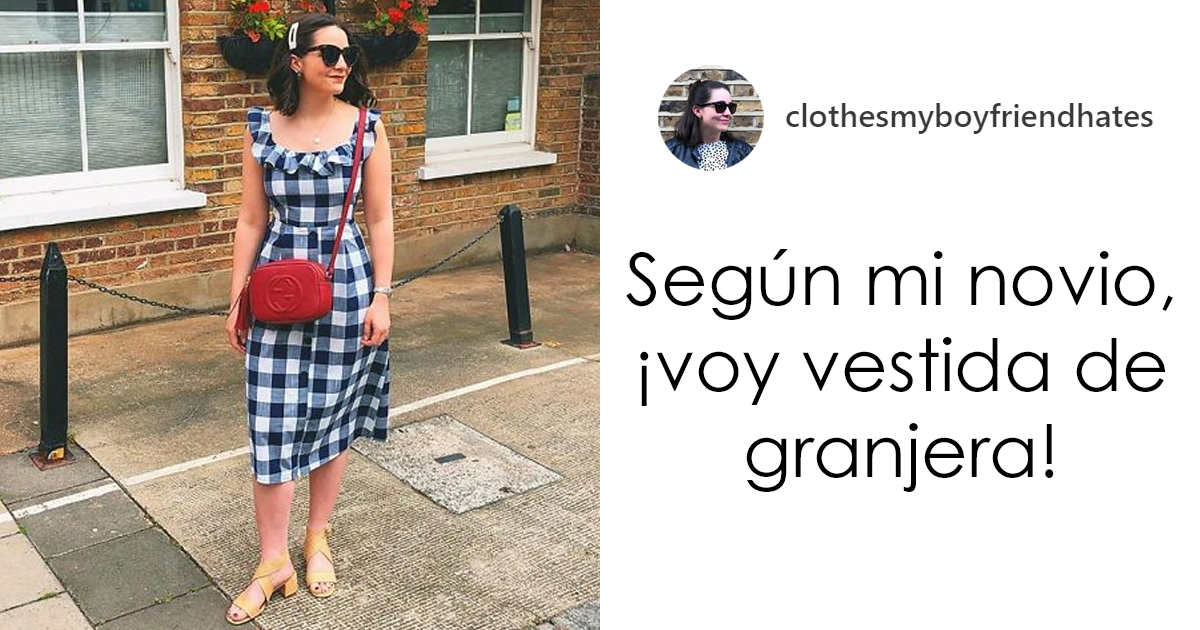 Esta mujer publica fotos de la ropa que su novio odia, añadiendo sus comentarios (30 fotos)