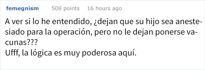 Estos padres antivacunas tuvieron que llevar a su hijo a Urgencias, pero fueron aislados de su hijo y los demás pacientes, así que hicieron la peineta a los médicos