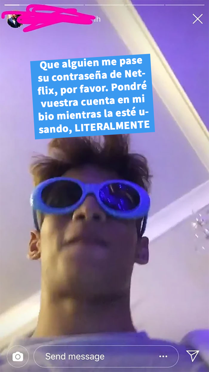 Si, Te Doy Mi Netflix A Cambio De Visibilidad En Tu Cuenta De 28000 Seguidores...