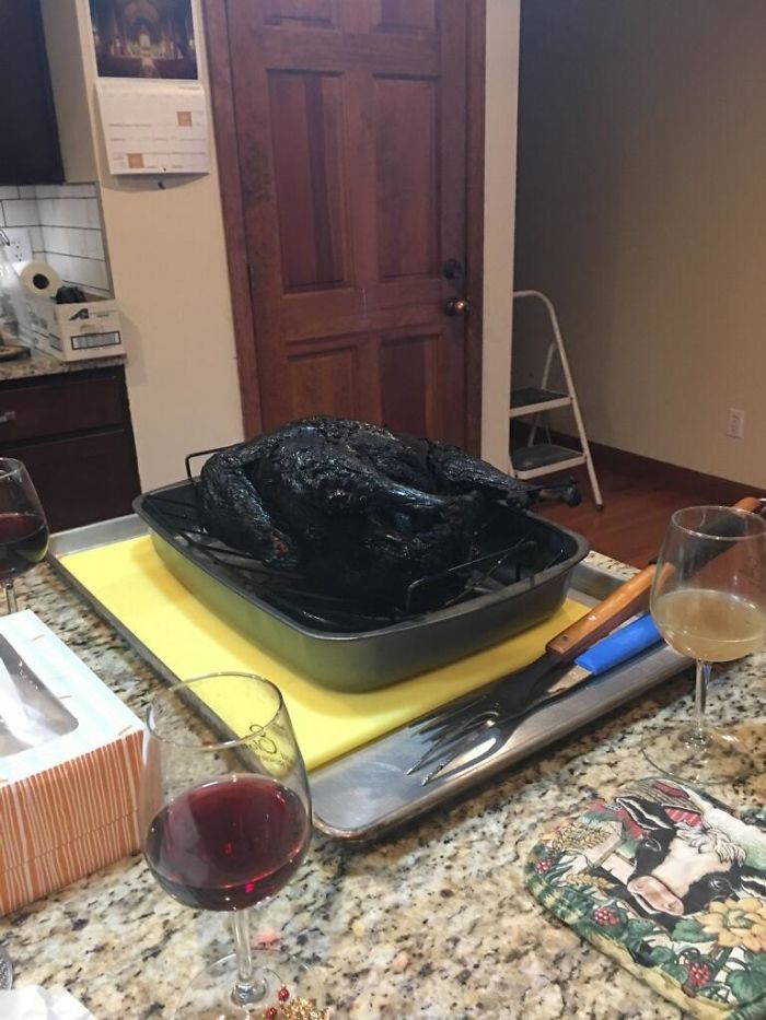 Intentamos Hacer Pavo En Navidad, Pero...