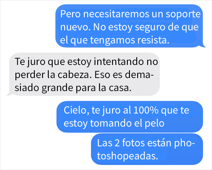 Este marido fue sin su esposa a comprar un árbol de Navidad, y decidió trolearla