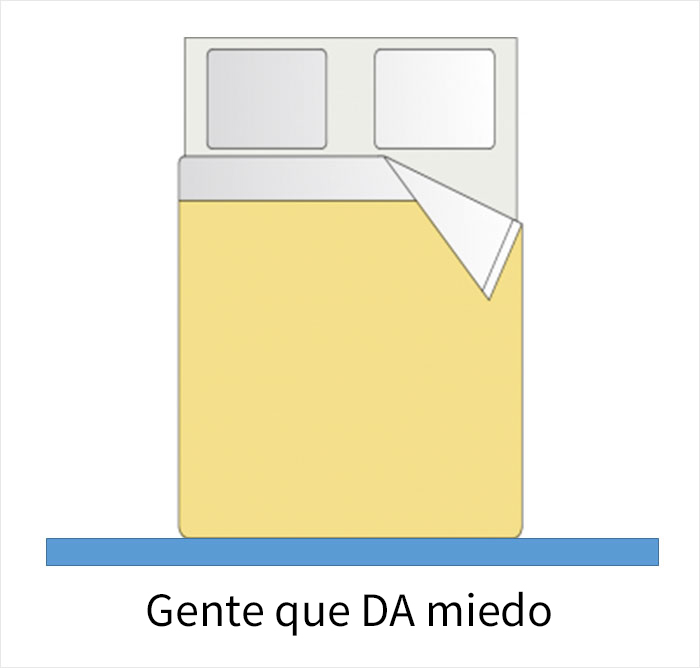 La gente comparte distintas formas de poner la cama en el dormitorio y algunas son terroríficas
