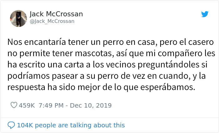 4 Chicos piden a su vecino que les deje jugar con su perro, y reciben una honesta carta en respuesta