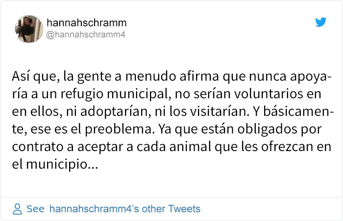 Esta chica explica la diferencia entre los refugios donde sacrifican a los animales y los que no, y es muy revelador