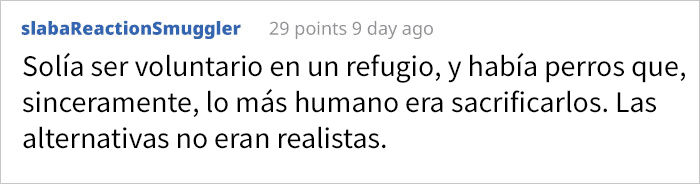 Esta chica explica la diferencia entre los refugios donde sacrifican a los animales y los que no, y es muy revelador