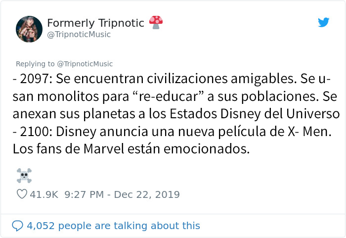 Este hombre predijo con mucha gracia el futuro de Disney, escribiendo su línea temporal desde 1995 a 2100