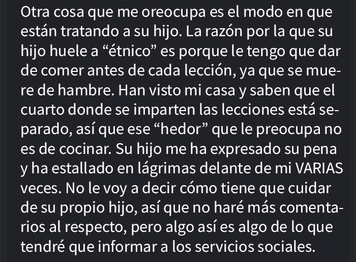 Esta profesora de cello recibió un email racista de la madre de un estudiante y respondió explicando el "hedor étnico" de su hijo
