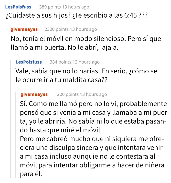 Este hombre no quiere pagar a su niñera, así que ella compartió su conversación para avergonzarlo