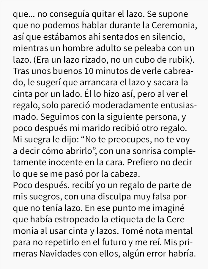 Esta mujer fue tratada fatal por su familia política en su 1ª Navidad como casada, pero tuvo la venganza perfecta al año siguiente