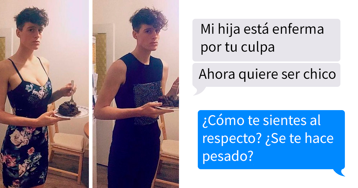 Esta persona no binaria enseñó tolerancia a una madre enfadada, y sus mensajes se vuelven virales