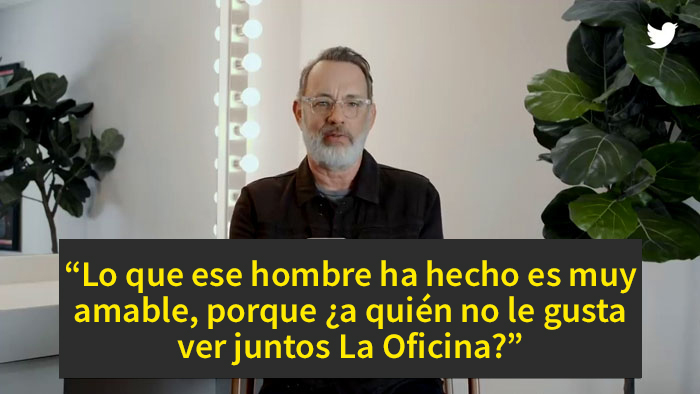 Tom Hanks reacciona ante algunos tuits amables, y es lo que el mundo necesita