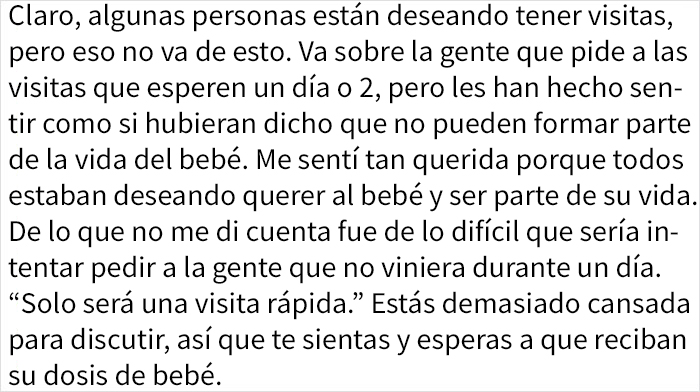 Las palabras virales de esta madre te dicen por qué no deberías visitar a nadie que acabe de dar a luz