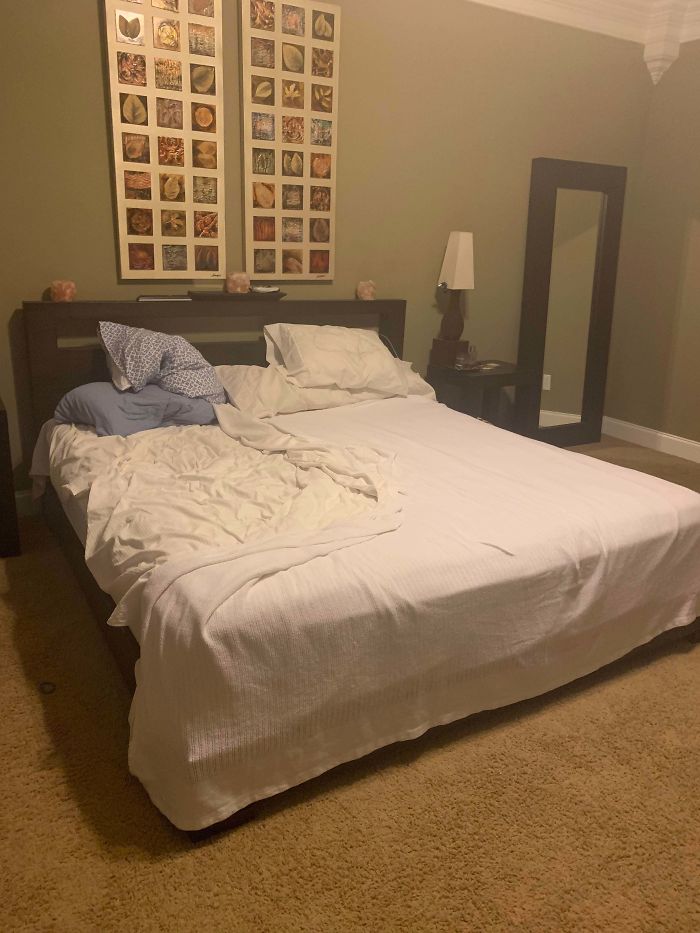 Mi Marido Estaba Enfadado Conmigo Y Decidió Hacer Solo Su Mitad De La Cama