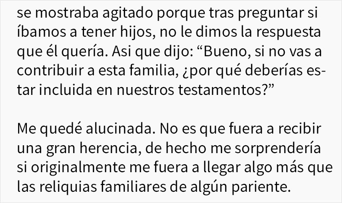Estos padres desheredaron a su hija por no tener descendencia, así que ella les arruinó las fiestas