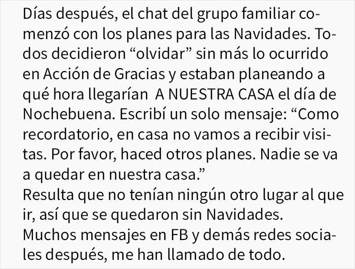 Estos padres desheredaron a su hija por no tener descendencia, así que ella les arruinó las fiestas