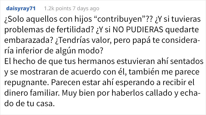 Estos padres desheredaron a su hija por no tener descendencia, así que ella les arruinó las fiestas