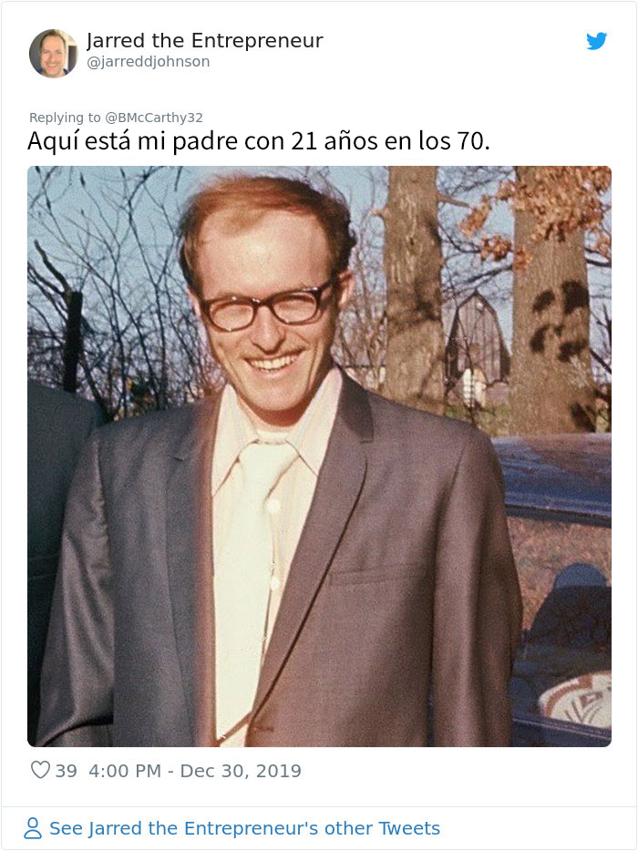 La gente comparte fotos viejas para 
