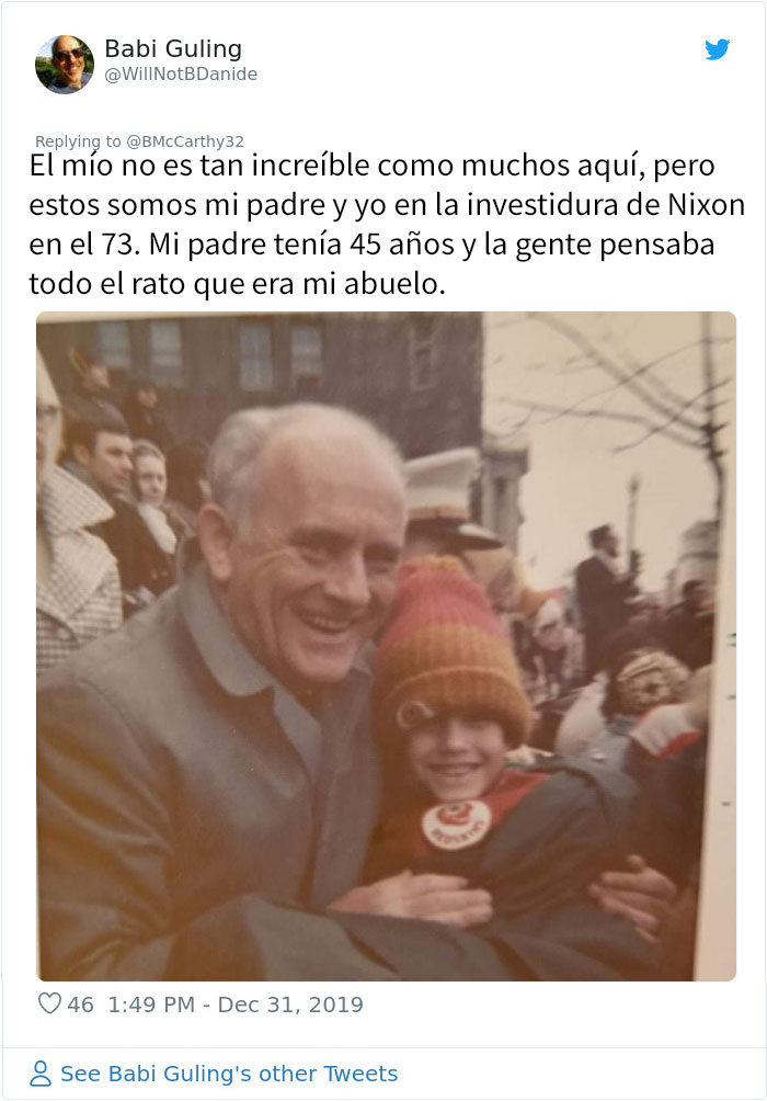 La gente comparte fotos viejas para 